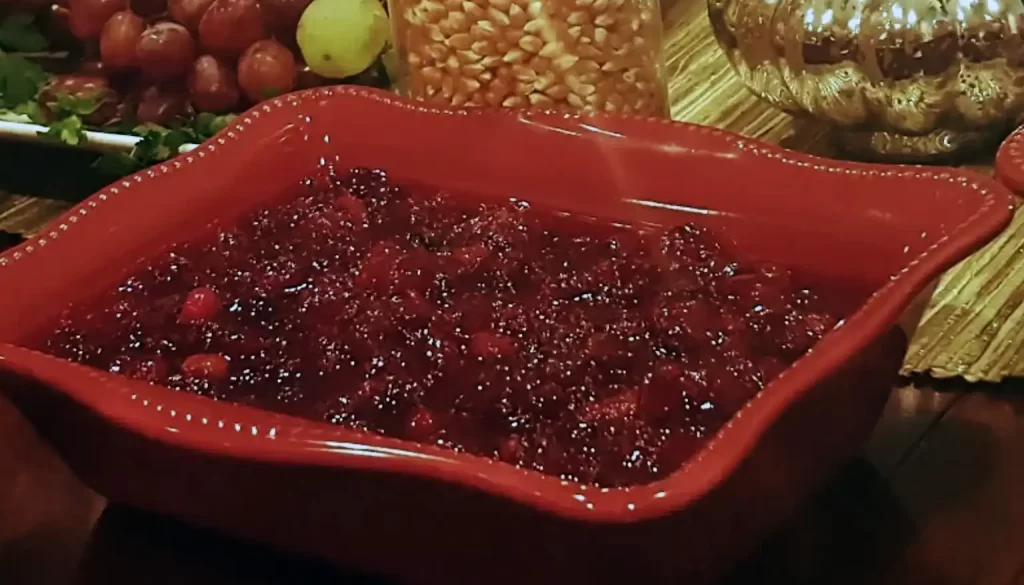 cranberry sauce with orange marmalade